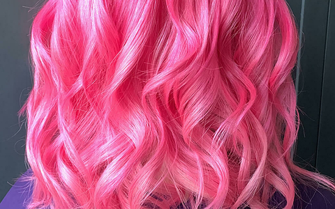 Little Princess Trust Bright Pink Wig