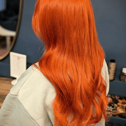 Orange hair on you 5