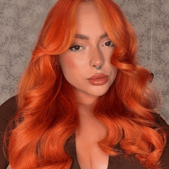 Orange hair on you 8