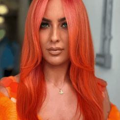 Orange Haarfärbemittel 1