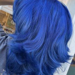 Blue hair on you 2