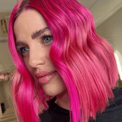 Pink hair on you 1