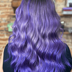 Purple hair on you 4