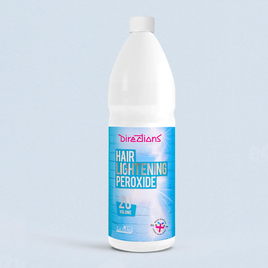 Peroxide 20 hair lightening bottle