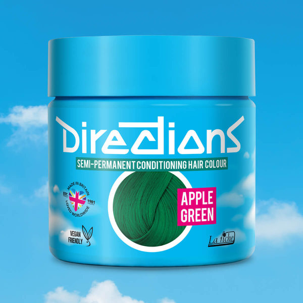 Product shots Apple Green hair colour