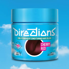 Pot of Vivids Cherry Red Hair Dye from Directions Hair