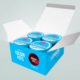 4-pack of Vivids Cherry Red Hair Dye from Directions Hair