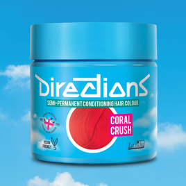 Pot of Vivids Coral Crush Pink Hair Dye from Directions Hair