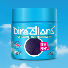 Product shots Deep purple hair colour