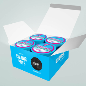 4 Pack Normal Ebony hair colour