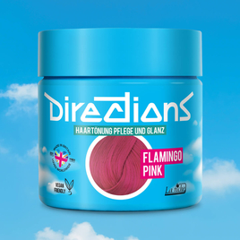 Flamingo-rosa Haarfarbe in Töpfen – Deutsch