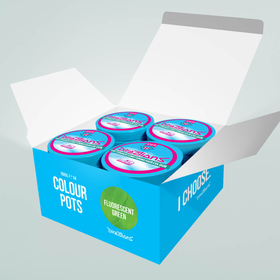 4 Pack Normal Fluorescent Green hair colour