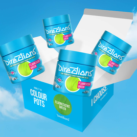 4 Pack Exploded Fluorescent Green hair colour