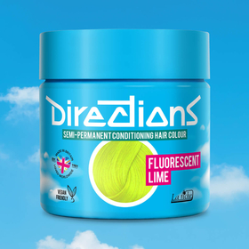 Product shots Fluo Lime hair colour