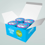 4 Pack Normal Fluorescent Lime hair colour