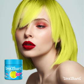 Directions fluo yellow hair colour model thumb watermark