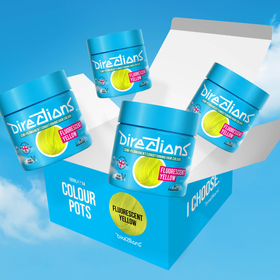 4 Pack Exploded Fluorescent Yellow hair colour