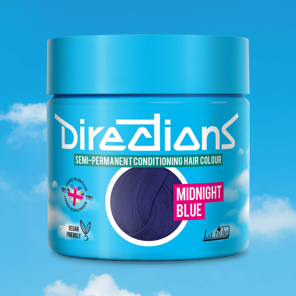 Product shots Midnight Blue hair colour