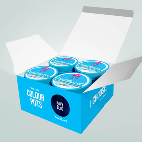 4-pack of Vivids Navy Blue Hair Dye from Directions Hair