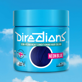 Product shots Neon Blue hair colour