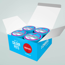 4 Pack Normal Neon Red hair colour