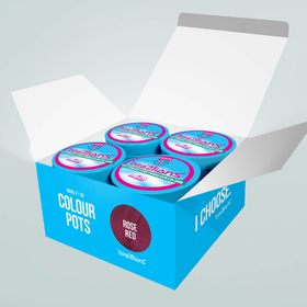 4 Pack Normal Rose Red hair colour