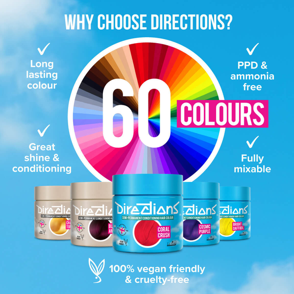 Fluorescent Lime Hair Colour - Semi Permanent Hair Dye