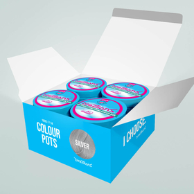 4 Pack Normal Silver hair colour
