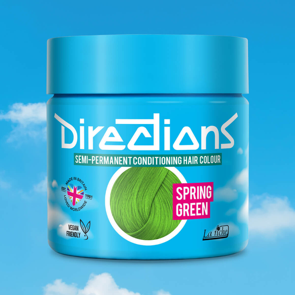 Product shots Spring Green hair colour