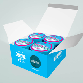 4 Pack Normal Turquoise hair colour
