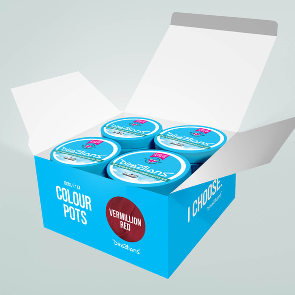 4 pack vermilion red