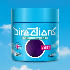 Violette Haarfarbe in Töpfen – Deutsch